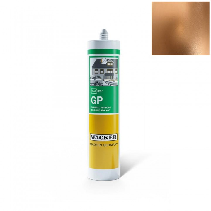Wacker Germany Silicone General Purpose GP Sealant – 280ml – Bronze