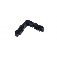 Plastic Spacer Corner – Size: 8mm – Black – ALU PRO (Made in Italy)